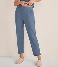 Haven Well Within Cotton Blend Ottoman Rib Tapered Pants