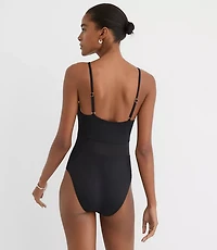 LOFT Beach Mesh One Piece Swimsuit