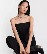 Petite LOFT Versa Seasonless Stretch Strapless Pocket Top