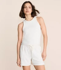 Lou & Grey Terrysoft Contrast Stitch Tank Top