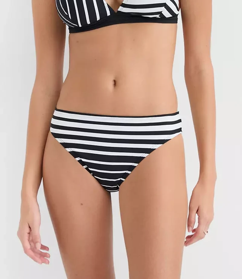 LOFT Beach Striped Bikini Bottom