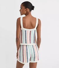 Petite LOFT Beach Chevron Stripe Tank Top