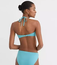LOFT Beach Hook Keyhole Bandeau Bikini Top