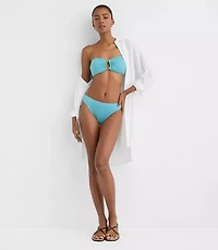 LOFT Beach Hook Keyhole Bandeau Bikini Top