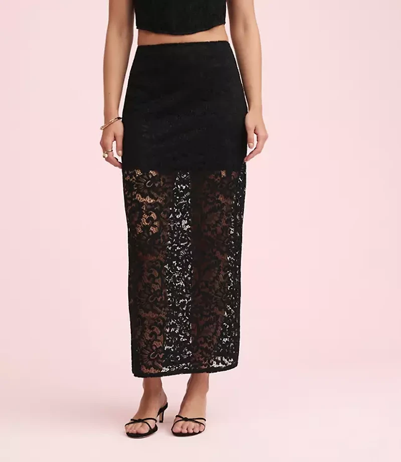 Lately Lace Maxi Skirt