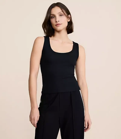 Petite Lou & Grey Ribbed Tank Top