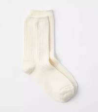Lou & Grey Waffle Crew Socks
