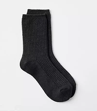 Lou & Grey Waffle Crew Socks