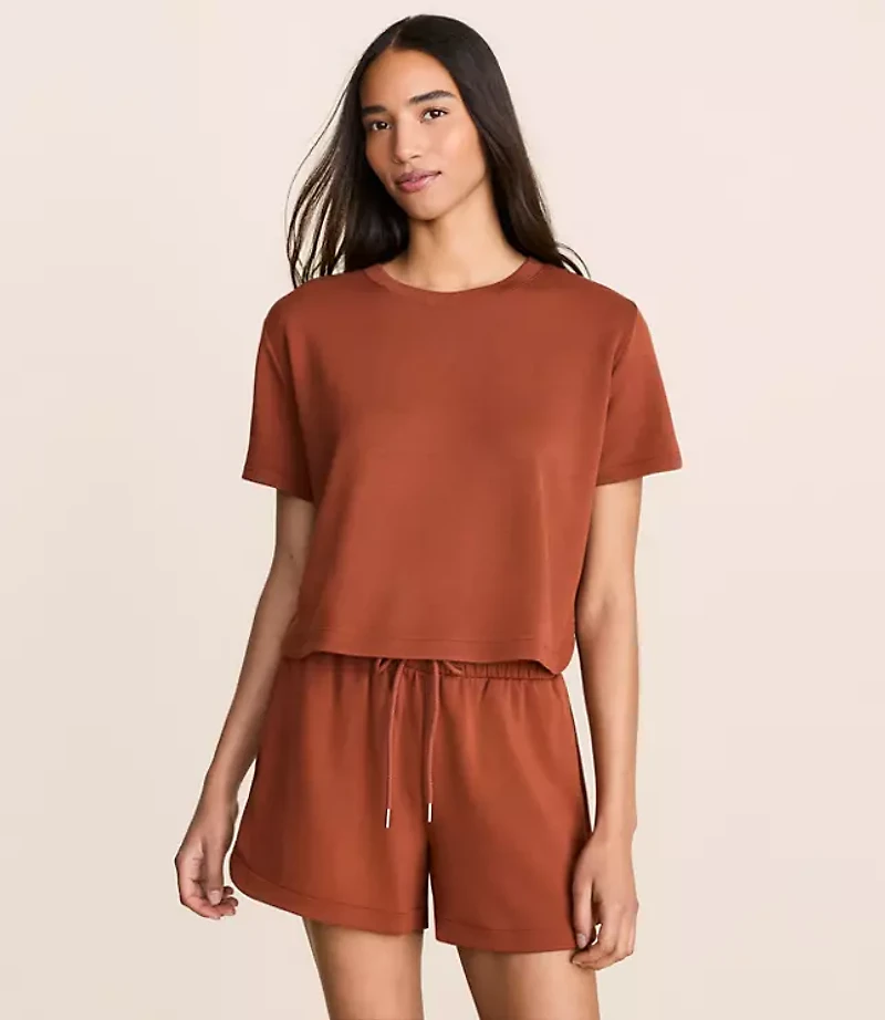 Lou & Grey Lightweight Scubasoft Rounded Hem Tee