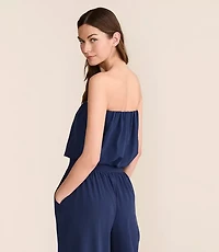 Lou & Grey Wanderweave Strapless Bubble Top