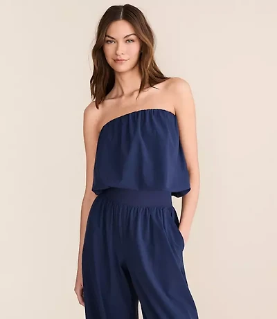Lou & Grey Wanderweave Strapless Bubble Top