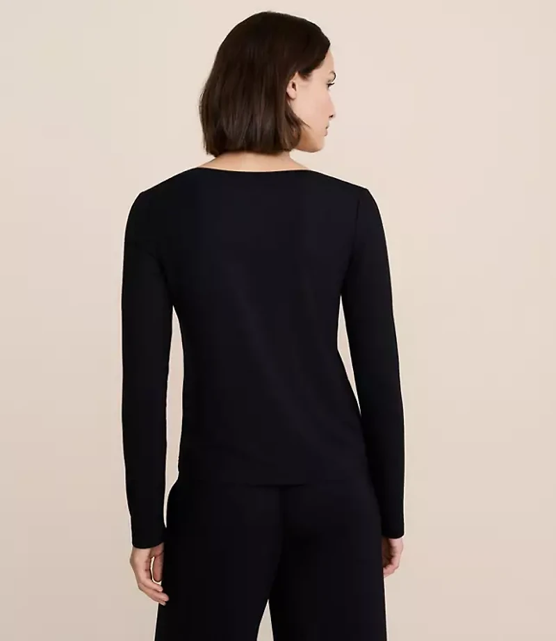 Lou & Grey Softened Modal Scoop Neck Pajama Tee