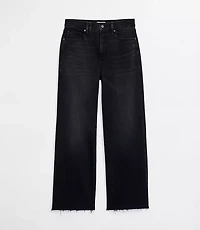 Rivete Tall Fresh Cut High Rise Wide Leg Jeans Noir Wash