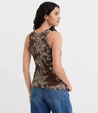 Floral Toile Perfect Tank