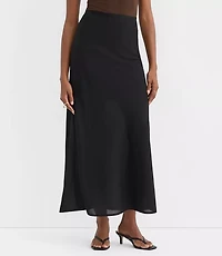 Sheer Overlay Maxi Skirt