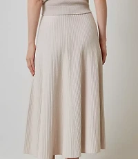 Lilla P Flared Knit Skirt