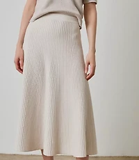 Lilla P Flared Knit Skirt