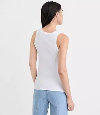 Floral Embroidered Perfect Tank