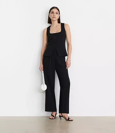 LOFT Versa Crepe Drape Tank Vest