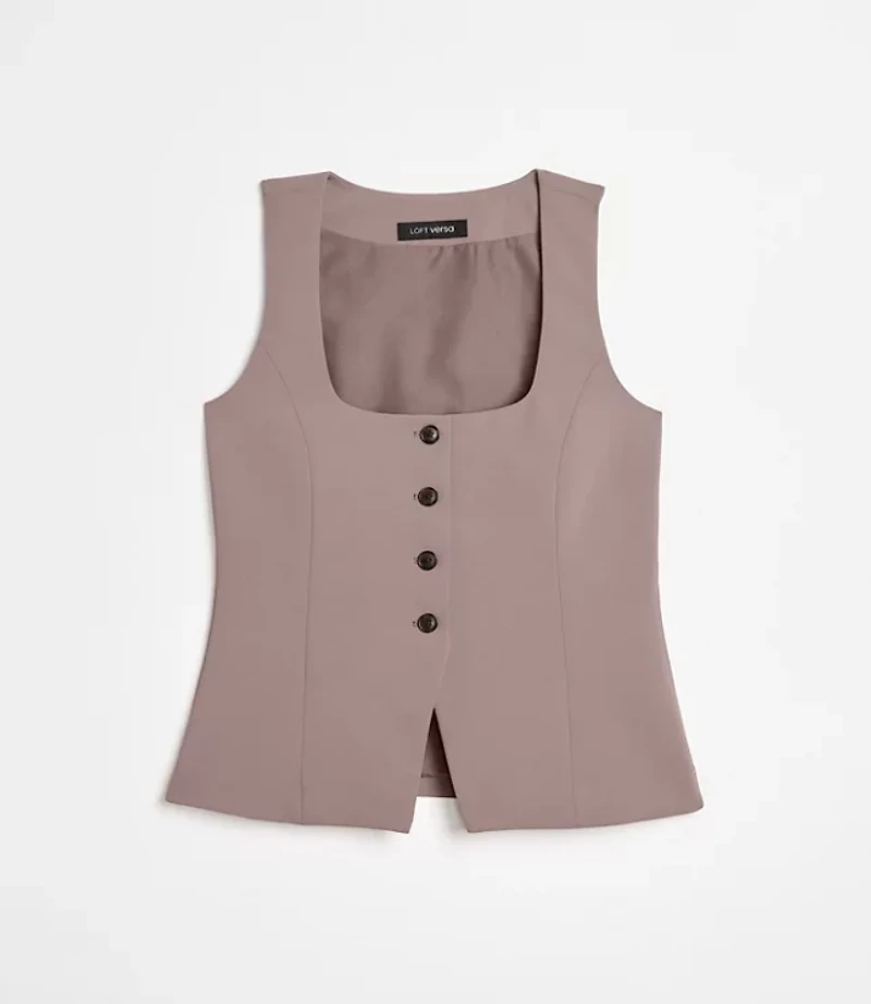 LOFT Versa Crepe Drape Tank Vest