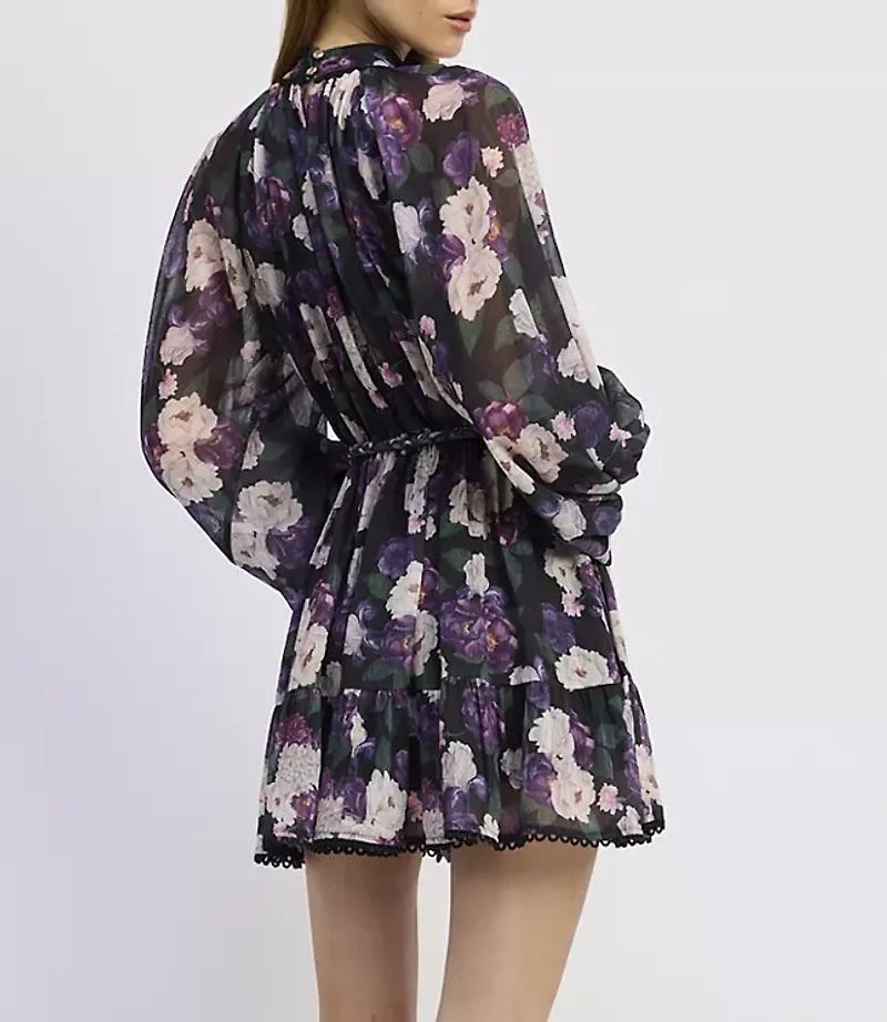 En Saison Jasmine Long Sleeve Mini Dress