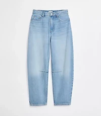 Rivete Tall High Rise Barrel Jeans Light Wash