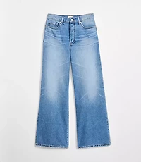 Rivete Tall High Rise Relaxed Wide Leg Jeans Light Wash