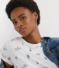 Floral Everyday Crew Tee