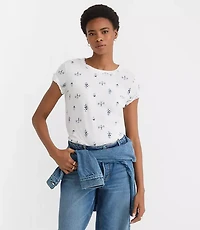 Floral Everyday Crew Tee