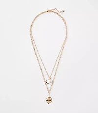 Lucky Clover Layered Necklace Set