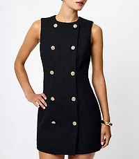 French Connection Structured Tweed Mini Dress