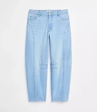 Rivete Curvy Fresh Cut Horseshoe Jeans Haze Wash