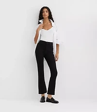 Rivete Tall High Rise Kick Crop Jeans Noir Wash