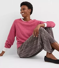 Petite Shimmer Blouson Sweater