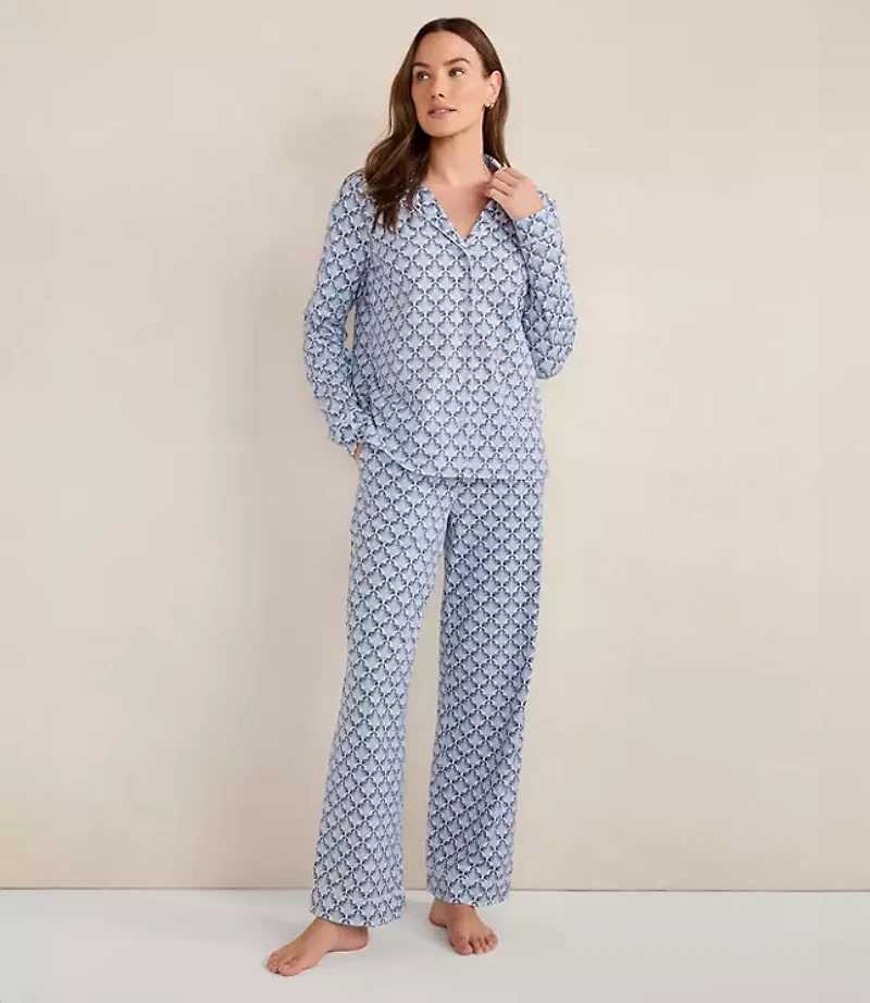 Haven Well Within Organic Cotton Jersey Seashell Sleep Set