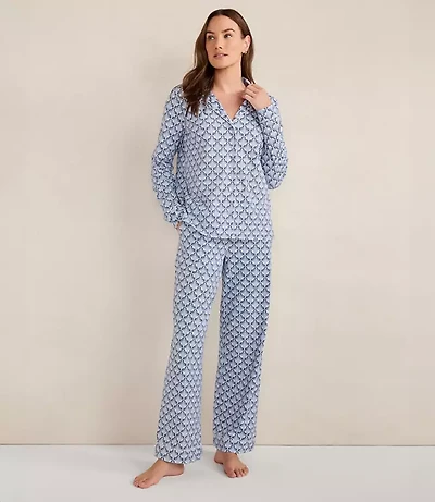 Haven Well Within Organic Cotton Jersey Seashell Sleep Set