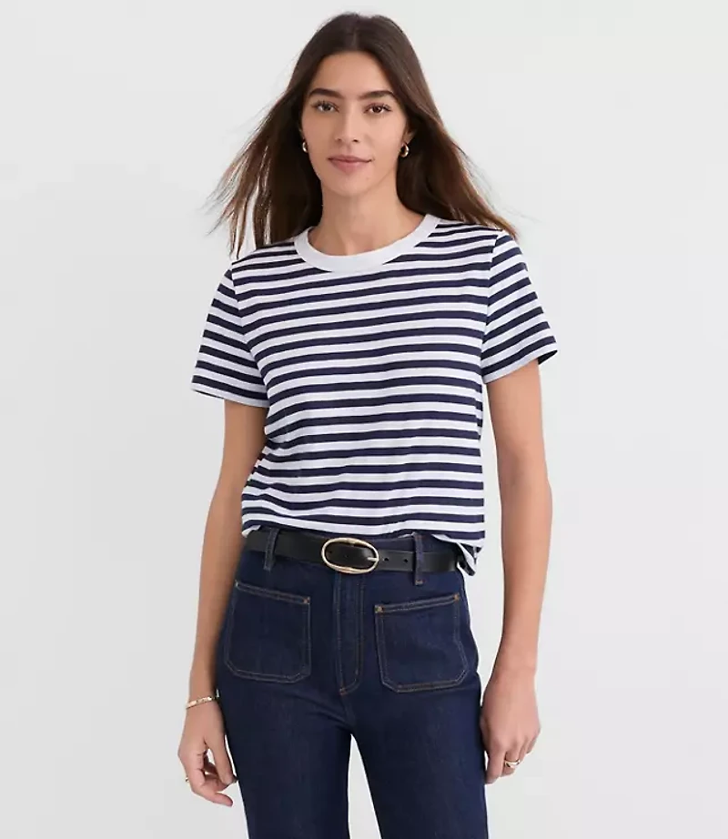 Striped Everyday Crew Tee