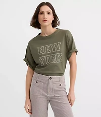 New York Oversized Jersey Modern Tee