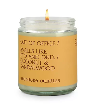 Anecdote Candles Out Of Office Gold Tumbler Candle