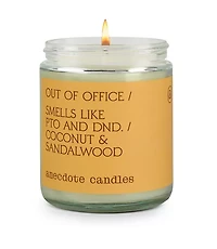 Anecdote Candles Out Of Office Gold Tumbler Candle