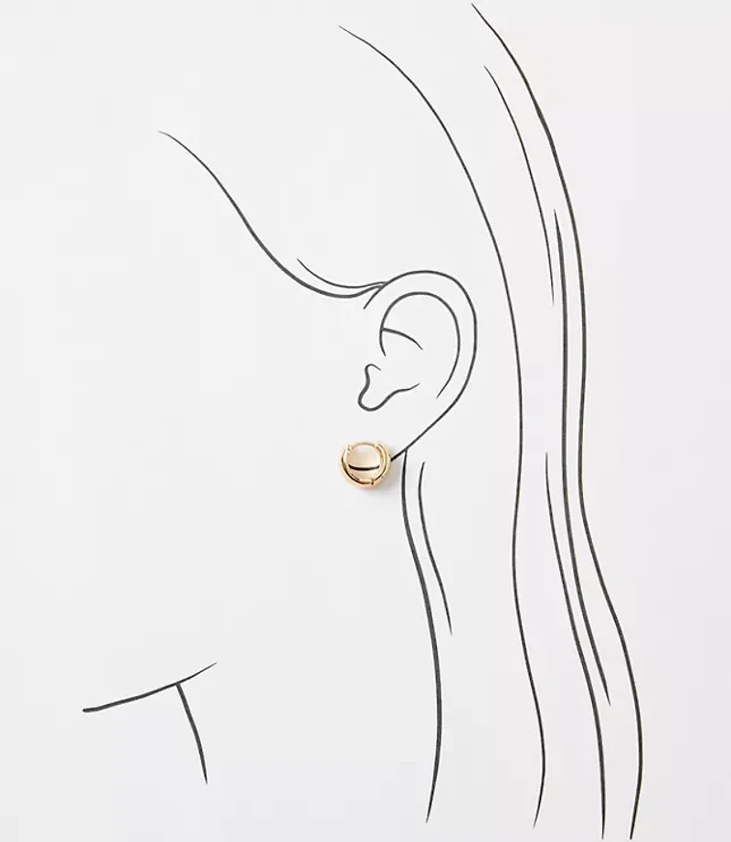 Tubular Hoop Earring Set