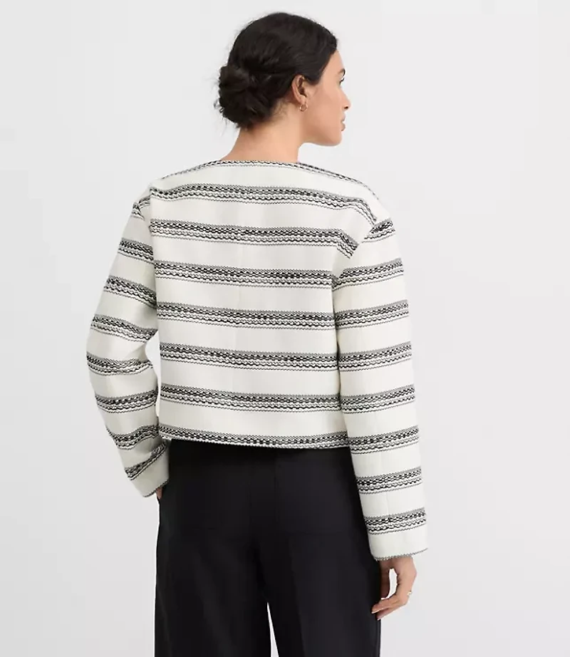 Striped Tweed Jacket