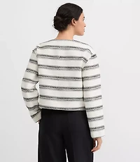 Striped Tweed Jacket