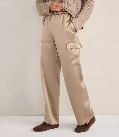 Haven Well Within Luxe Silk Cargo Pants
