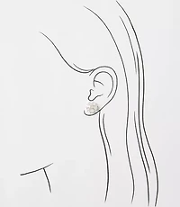 Sparkle Flower Stud Earrings