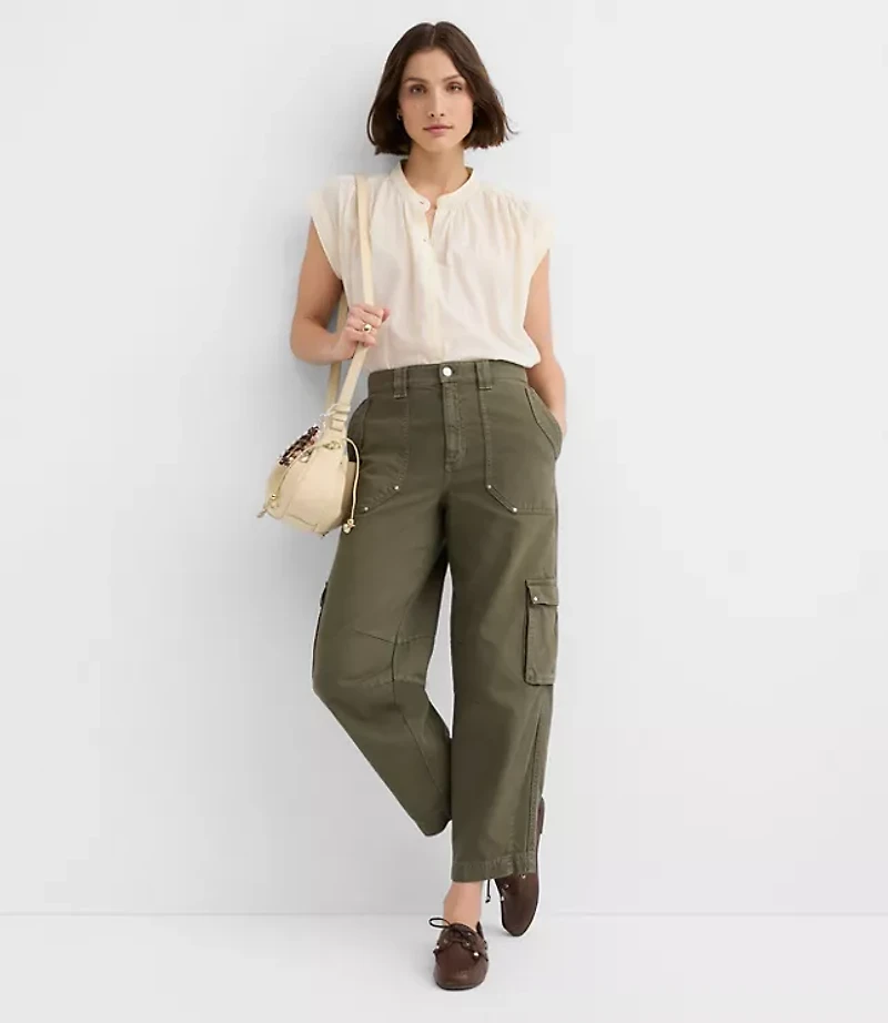 Petite Striped Everyday Dolman Shirt