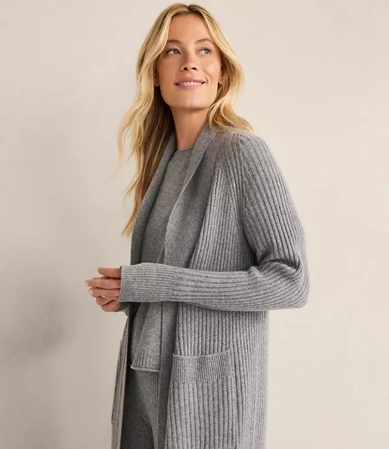 Haven Well Within Cashmere Rib Knit Duster