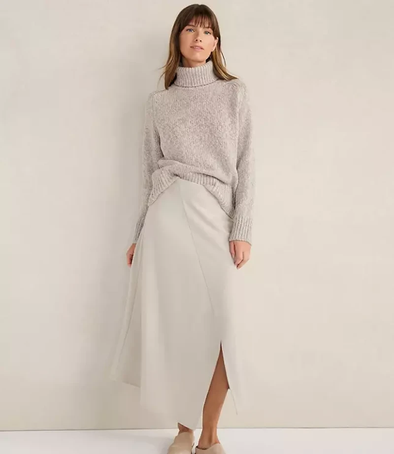 Haven Well Within Marled Cashmere Cocoon Turtleneck Sweater