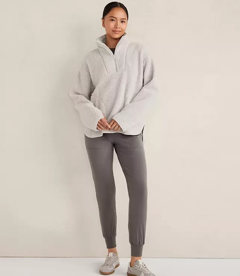 Haven Well Within Sherpa Half-Zip Mock Neck Pullover