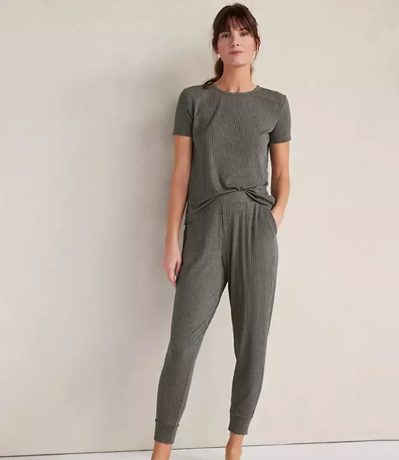Haven Well Within Drapey Rib Knit Joggers